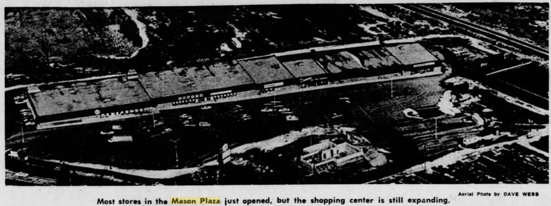 Mason Twin Cinema (Plaza Cinema 1 and 2) - FEB 1974 (newer photo)